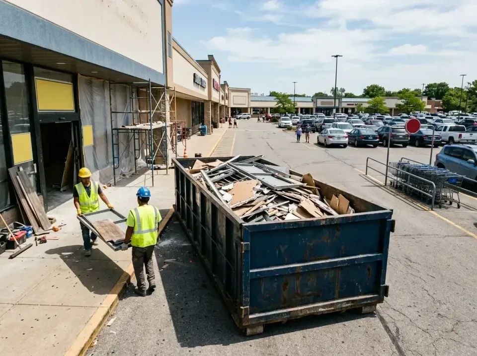 retail-store-renovation-debris-003 — frequently asked questions, Roll-off Dumpster Rentals in Mountain View, MO
